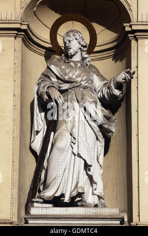 St. Jude Thaddeus, Kirche des Heiligen Petrus in Wien, Österreich am 10. Oktober 2014. Stockfoto