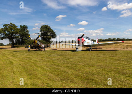 North American Harvard oder T-6 Texaner oder SNJ Stockfoto