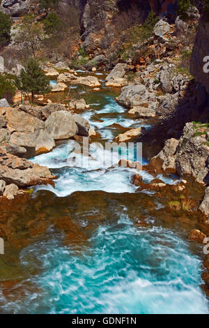 Cerrada del Utrero, Fluss Guadalquivir Kurs, Sierra de Cazorla, Segura und Las Villas Naturpark, Provinz Jaen, Andalusien, S Stockfoto