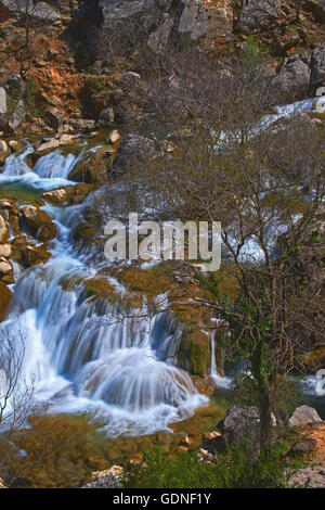 Cerrada del Utrero, Fluss Guadalquivir Kurs, Sierra de Cazorla, Segura und Las Villas Naturpark, Provinz Jaen, Andalusien, S Stockfoto