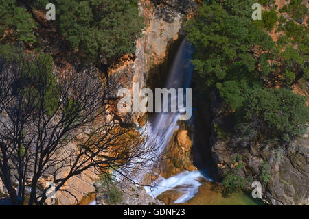 Cerrada del Utrero, Fluss Guadalquivir Kurs, Sierra de Cazorla, Segura und Las Villas Naturpark, Provinz Jaen, Andalusien, S Stockfoto