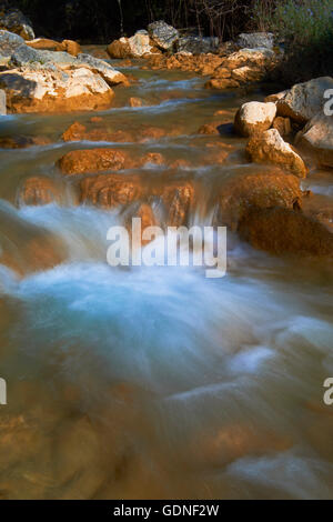 Sierra de Cazorla, Segura und Las Villas Naturpark, Guadalquivir Fluss Guadalquivir Flusslauf, Provinz Jaen, Andalusien, S Stockfoto