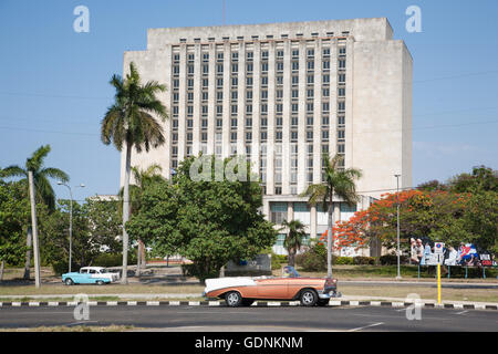 Die nationale Bibliothek von Kuba Jose Marti am Plaza De La Revolucíon, Havanna, Kuba Stockfoto