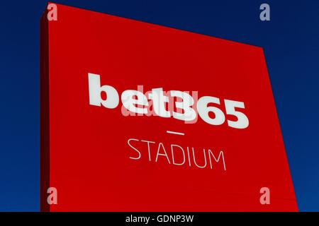 Die bet365 Stadion, Heimat des ehemaligen Englischen Premier League Football Club Stoke City, Stoke-on-Trent, Staffordshire, England, UK Stockfoto