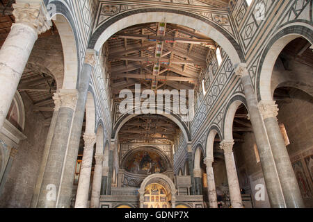 San Miniato al Monte Kirche, Florenz, Italien Stockfoto