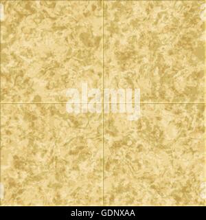 abstrakte gelbe Marmor nahtlose Textur Vektor gekachelten Hintergrund Stock Vektor