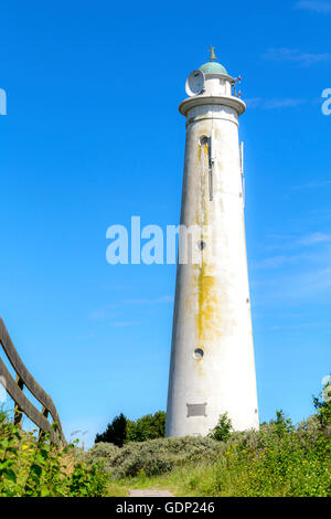 Zuidertoren Leuchtturm auf Schiermonnikoog, eines der West friesischen Inseln im Wattenmeer, Friesland, Niederlande. Stockfoto