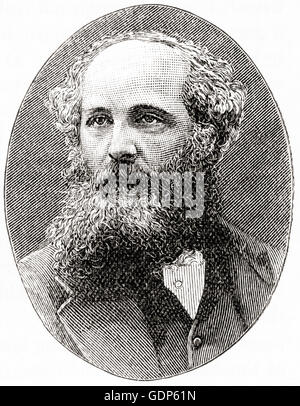 James Clerk Maxwell, 1831 – 1879.  Schottische Wissenschaftler auf dem Gebiet der mathematischen Physik. Stockfoto