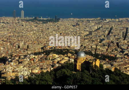 Barcelona: wie aus Collserola Park, Barcelona, Spanien Stockfoto