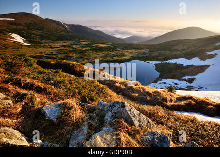 Chornogora Ridge Landschaft, Karpaten, Ivano-Frankovsk Region, Ukraine Stockfoto