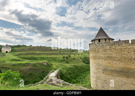 Blick auf die Altstadt Burg. Stockfoto