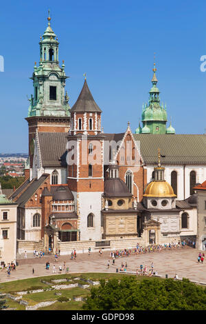 Wawel-Kathedrale in Krakau, Polen. Stockfoto