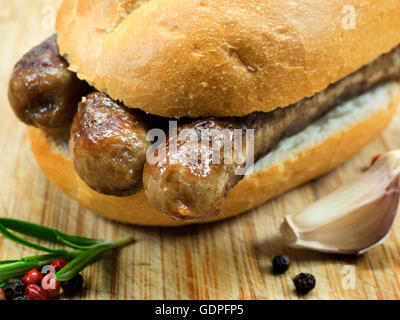 Merguez-Grill-Wurst Stockfoto