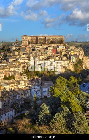 Stadtbild von Ragusa Ibla, Sizilien, Italien Stockfoto