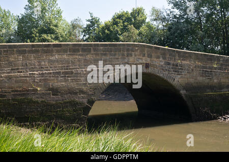 Jarrow Brücke über den Fluss Don, Tyne und Abnutzung, Nord-Ost-England, UK Stockfoto