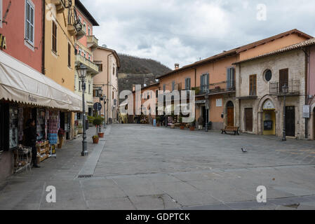 ein Blick auf Assisi in Umbrien, Italien Stockfoto