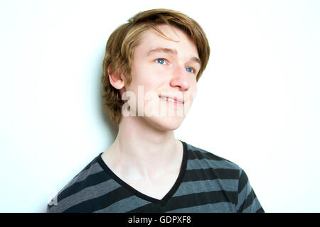 junge Teenager in einem Studio fotografiert. Stockfoto