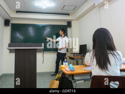 Nordkoreanische Teenager Überläufer in Yeo-Mung Alternative Schule, National Capital Area, Seoul, Südkorea Stockfoto