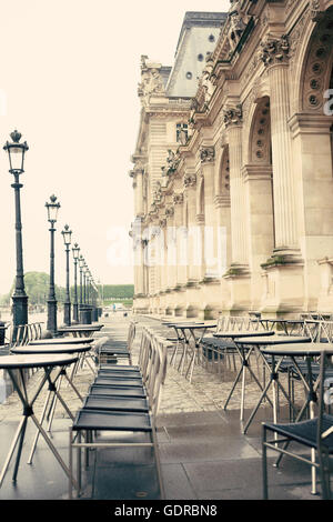 Vintage Paris Cafe Stockfoto