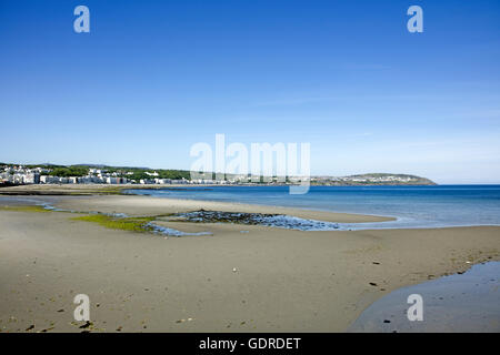 Sandstrand, Douglas Isle Of Man Stockfoto