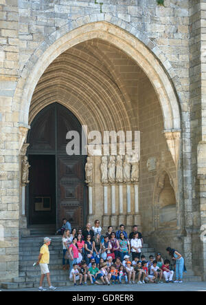 Sé Catedral de Évora Basílica Sé Catedral de Nossa Senhora da Assunção, Evora, Distrikt Évora, Portugal, Europa, Reisen, Travel Stockfoto