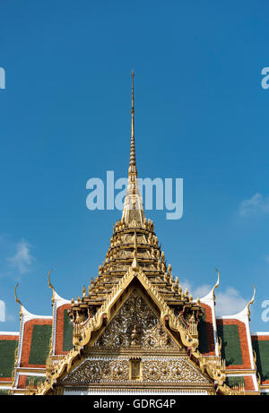 Phra Maha Prasat Gebäude, Grand Palace, Bangkok, Thailand Stockfoto