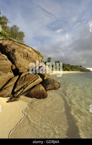 Geographie/Reisen, Seychellen, Mahe Island, Strand Anse Forbans, Additional-Rights - Clearance-Info - Not-Available Stockfoto