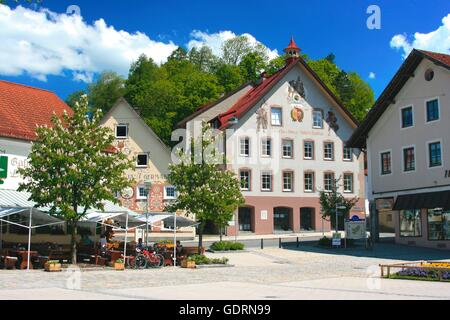 Geographie/Reisen, Deutschland, Bayern, Sonthofen, Gebäude, Alte Schule an Oberer Markt, Bibliothek und musikalische Schule, Additional-Rights - Clearance-Info - Not-Available Stockfoto