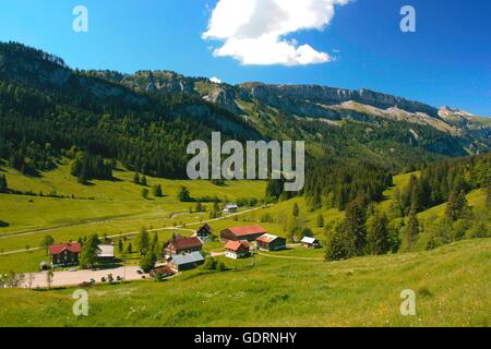 Geographie/Reisen, Deutschland, Bayern, Landschaften, Alpen, Rohrmoos in der Nähe von Oberstdorf, Gottesackerwaende, No-Coffee - Table-Book - Verwendung: Allgäu Stockfoto