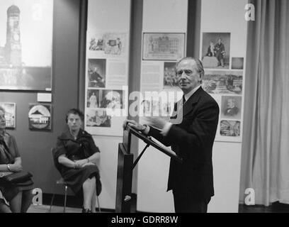 Fotograf Hilmar Pabel in München, 1978 Stockfoto