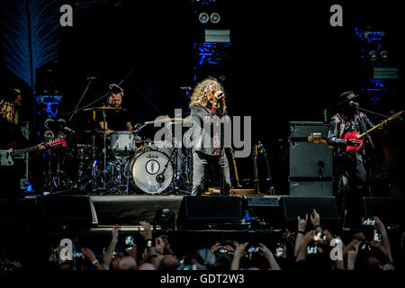 Mailand, Italien. 20. Juli 2016. Robert Plant führt live auf Assago Sommerarena in Mailand, Italien, am 20. Juli 2016 Credit: Mairo Cinquetti/Alamy Live News Stockfoto