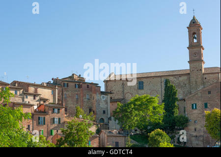 Montepulciano, historische Stadt der Renaissance, äußere Ansicht, Toskana, Italien Stockfoto