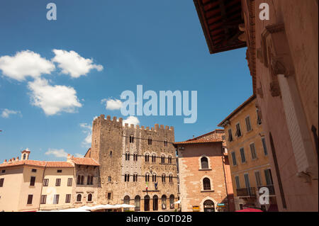 Massa Marittima, Bauten des Mittelalters, Toskana, Italien Stockfoto