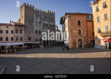 Massa Marittima, Bauten des Mittelalters, Toskana, Italien Stockfoto