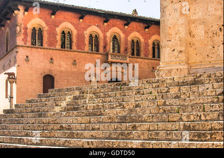 Massa Marittima, Gebäude der Renaissance, Toskana, Italien Stockfoto