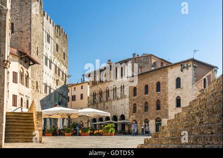 Massa Marittima, Bauten des Mittelalters, Toskana, Italien Stockfoto