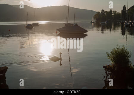 Deutschland, Bayern, Tegernsee, 28. Mai 2016. Ein Blick auf den Tegernsee. Stockfoto