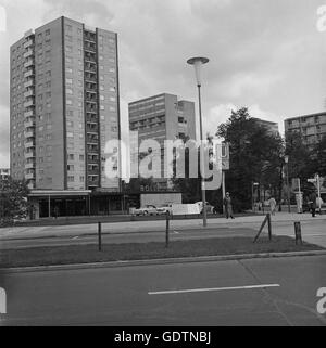 Gebäude im Hansaviertel Berlin, 1964 Stockfoto