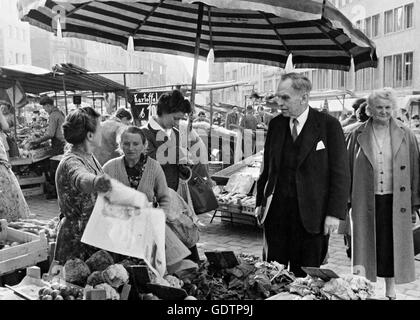 Otto Hahn in Bonn, 1957 Stockfoto