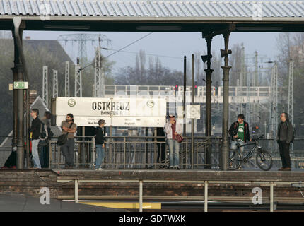 Bahnhof Ostkreuz Stockfoto