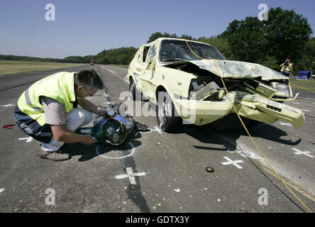 Crash-test Stockfoto