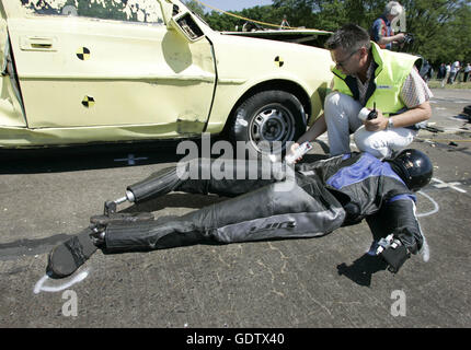 Crash-test Stockfoto