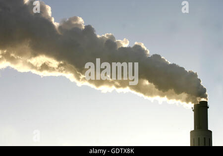 Rauchen-Schornstein Stockfoto
