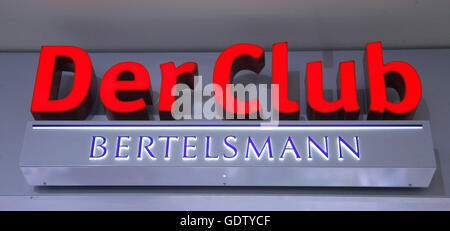 Bertelsmann Buchclub Stockfoto