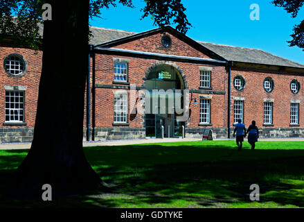 Café im Stall bei Astley Hall, in der Nähe von Chorley, Lancashire, England UK Stockfoto