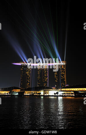 Marina Bay Sands Hotel Stockfoto