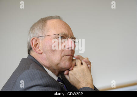 Wolfgang Schäuble Stockfoto