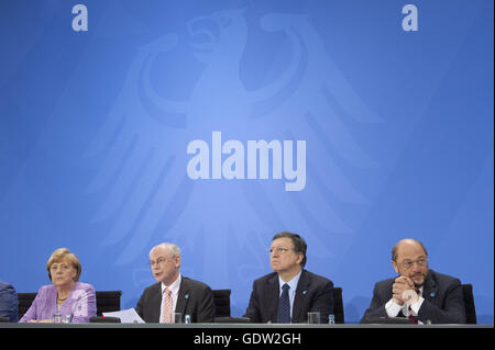 "Beschäftigung Jugendkonferenz", Pressekonferenz Stockfoto