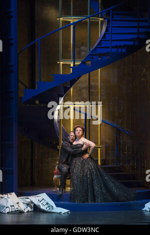 "Nabucco", Regie: Keith Warner Stockfoto