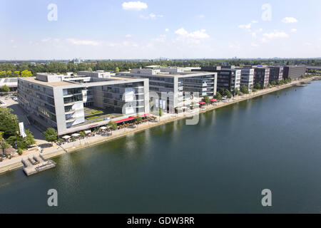 Der Innenhafen in Duisburg Stockfoto